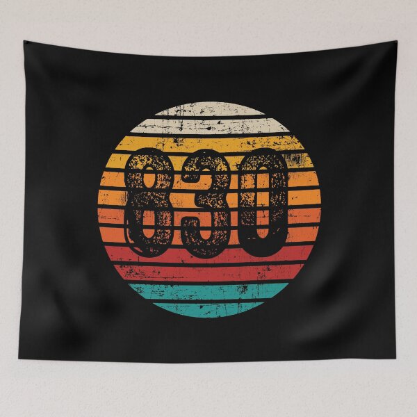Item preview, Distressed Vintage Sunset 830 Area Code designed and sold by Gold Wings Tees.
