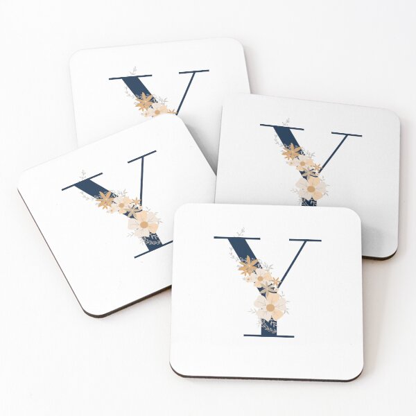 Item preview, Letter Y monogram dark blue designed and sold by Bon-mots-jkd.