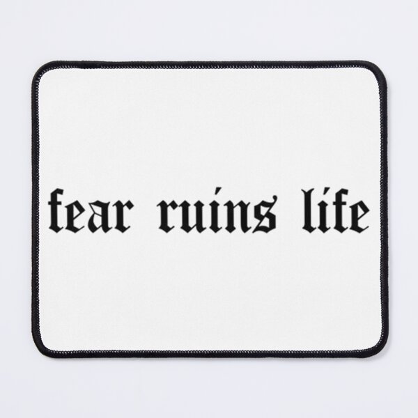 Item preview, Fear ruins life typographie designed and sold by THE-TFG.