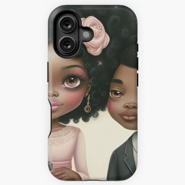 Black Party Couple iPhone Tough Case
