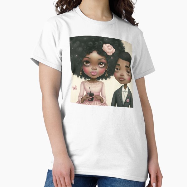 Black Party Couple Classic T-Shirt