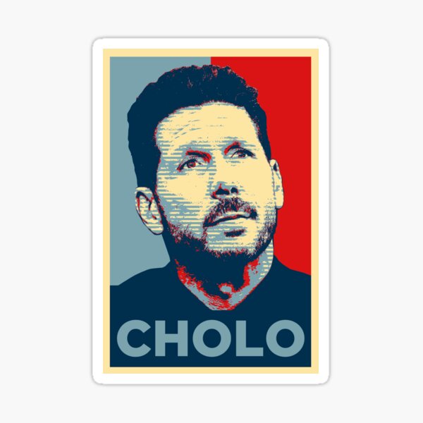 Cholo Simeone (Obama Effect) Pegatina