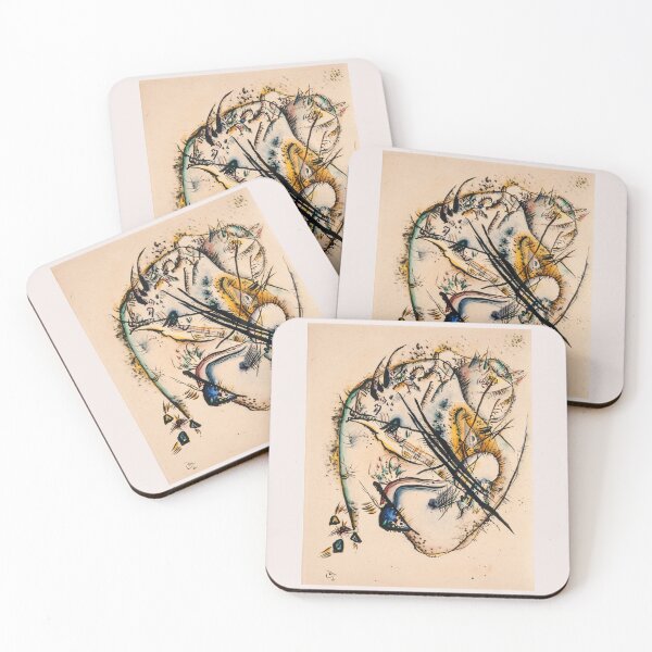 Item preview, Wassily Kandinsky Watercolour with Seven Strokes (1916)  | Wassily Kandinsky Paintings  | Wassily Kandinsky abstract art designed and sold by TeeARTHY.