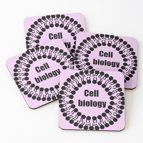 Item preview, Cell biology, pink background designed and sold by Osher-BioArt.