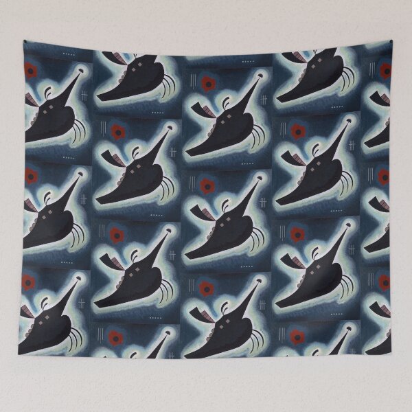 Item preview, Wassily Kandinsky Pointy black (1931)| Wassily Kandinsky Paintings  | Wassily Kandinsky abstract art designed and sold by TeeARTHY.