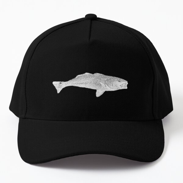 Tailing Redfish Fishing Men’s Strapback Hat Trout Red Tail Black Cat Fish  Cap