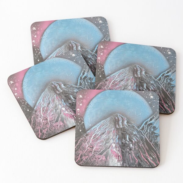 Item preview, Colourful mountain spray paint art designed and sold by Twinkleb17.