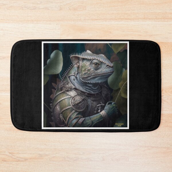 Item preview, Portrait Medieval Chameleon In Armour designed and sold by Mitch-Angelo.