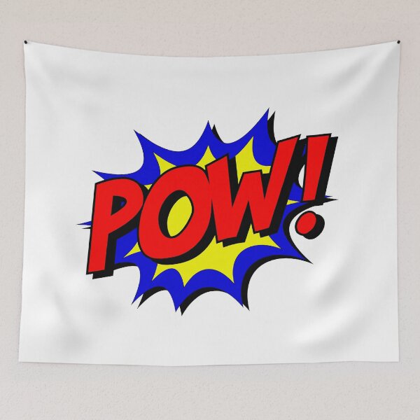 Item preview, Pow, zap, bam! comic explosive punch designed and sold by drubdrub.