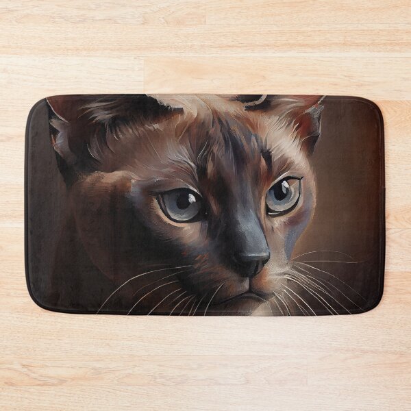 Item preview, Burmese Cat - Oil paint designed and sold by ABArtByAlexST.