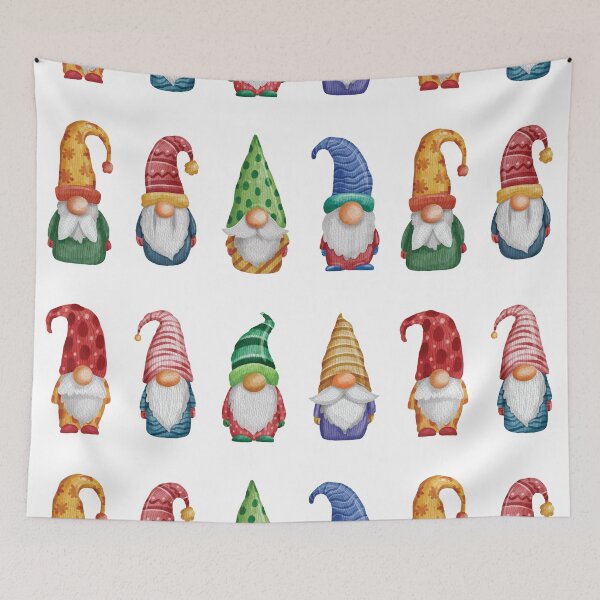 Item preview, Watercolor Christmas Gnomes pack designed and sold by Pavnud.