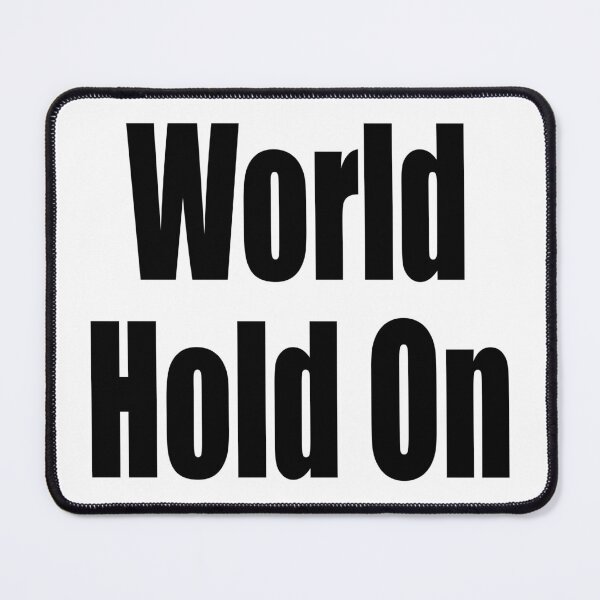 Item preview, Save The Planet - World Hold On (Black) designed and sold by Brazz Official.