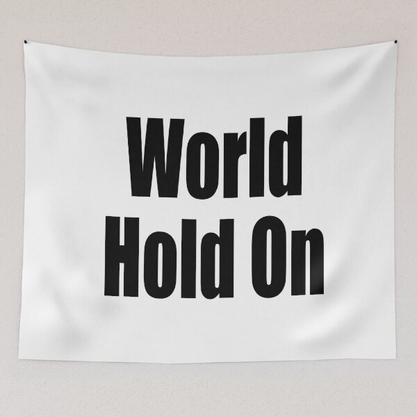 Item preview, Save The Planet - World Hold On (Black) designed and sold by Brazz Official.