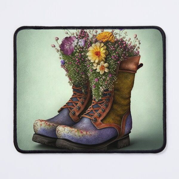 Item preview, Boots full of flowers designed and sold by MotivStyle.
