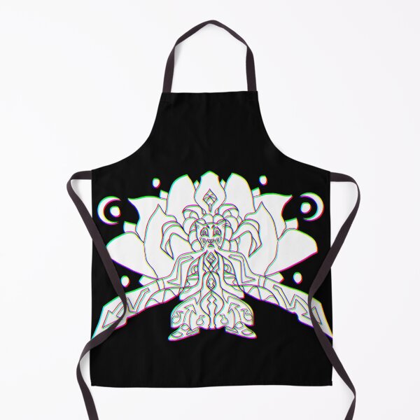 Item preview, 3d Cat Monk With Lotus Flower - Psychedelic Art designed and sold by mikeymadness.