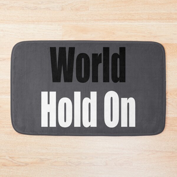 Item preview, Save The Planet - World Hold On (Black & White) designed and sold by Brazz Official.