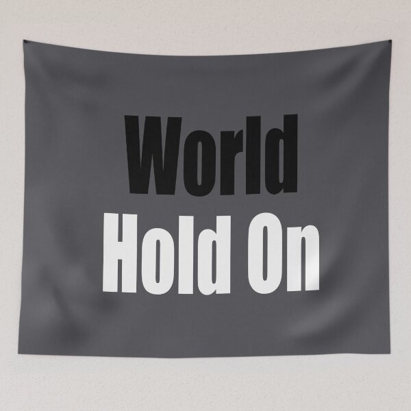 Item preview, Save The Planet - World Hold On (Black & White) designed and sold by Brazz Official.