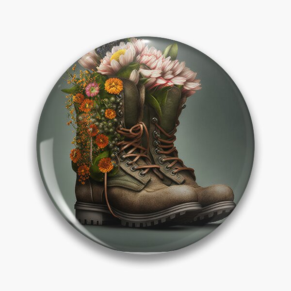 Item preview, Boots full of flowers designed and sold by MotivStyle.