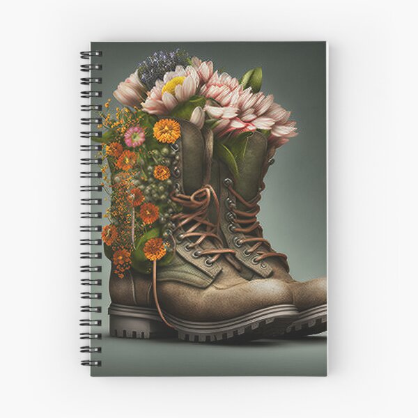 Item preview, Boots full of flowers designed and sold by MotivStyle.