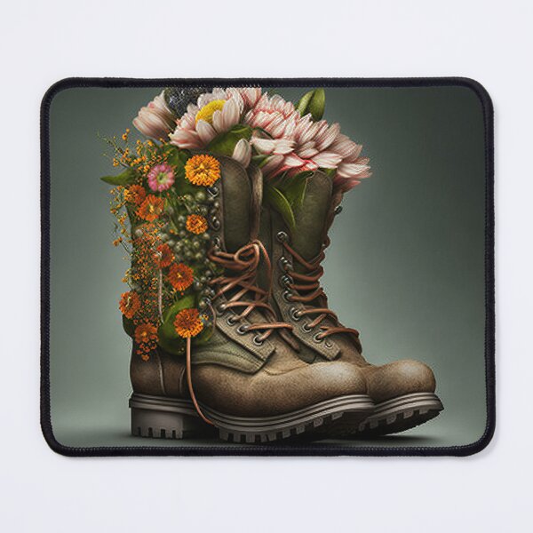 Item preview, Boots full of flowers designed and sold by MotivStyle.