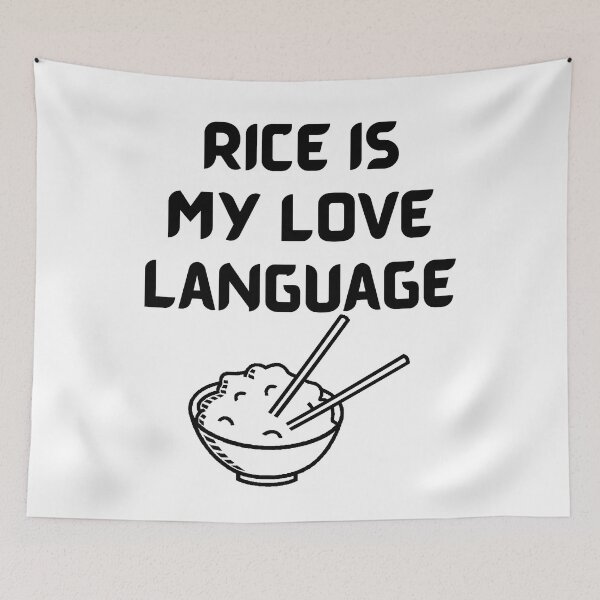 Item preview, rice is my love language designed and sold by PaulGoldStore.