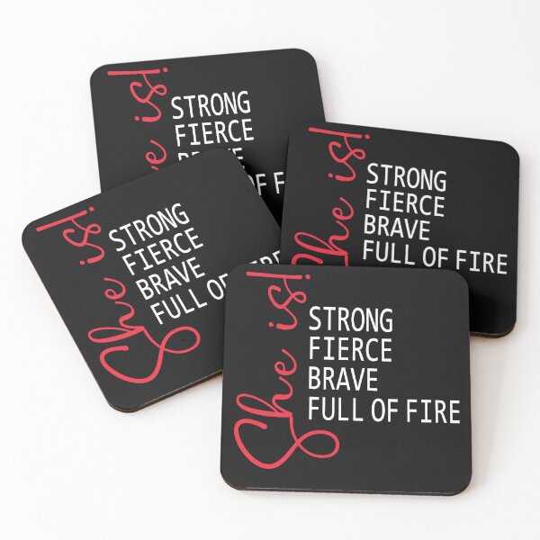 Item preview, she is! strong fierce brave full of fire designed and sold by hamzablk.