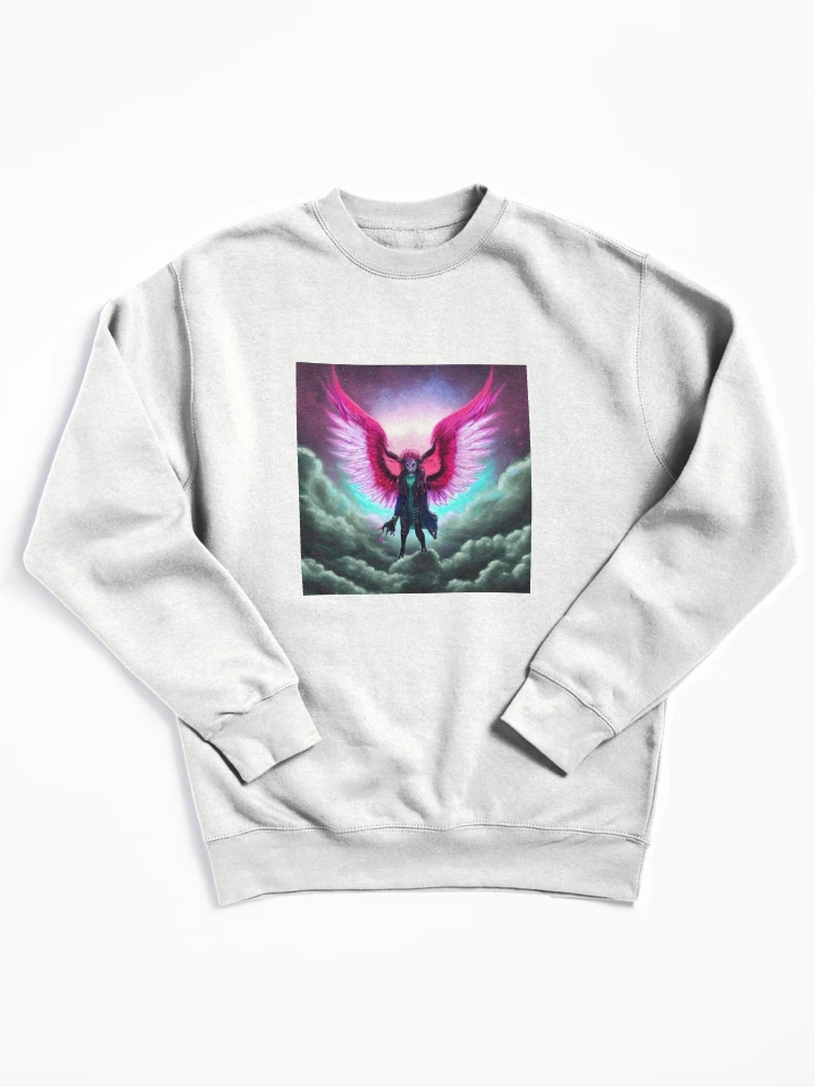 Aperçu 1 sur 6. Sweatshirt épais avec l'œuvre Emo Demon créée et vendue par Sub-Ruminations.