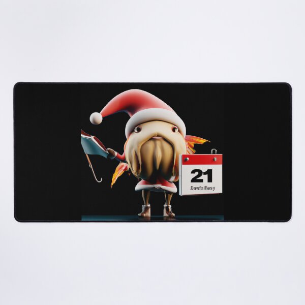 Item preview, Cute Christmas Fish designed and sold by ai-draw.