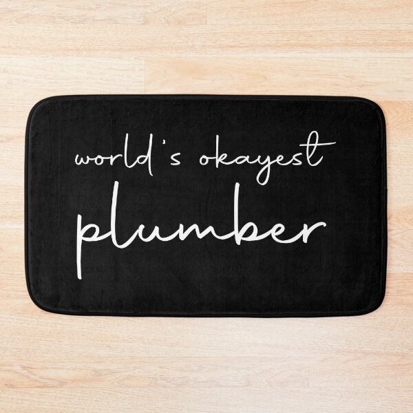 Item preview, World's okayest plumber / plumbing gift / love plumbing / handyman present designed and sold by ismdesigner.