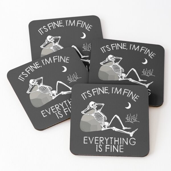 Item preview, It's fine, I'm fine, Everything is Fine designed and sold by Blended Designs ⭐⭐⭐⭐⭐.