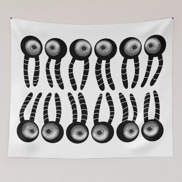 Item preview, Cellular membrane with eyes, white background designed and sold by Osher-BioArt.