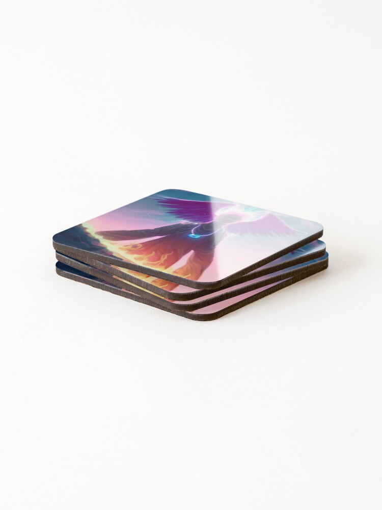 Thumbnail 4 of 5, Coasters (Set of 4), High Messenger designed and sold by Sub-Ruminations.