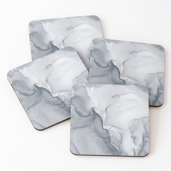 Item preview, Vibrant & Modern Gray Palette 4 Trending Alcohol Ink Art by Janzay designed and sold by Janzay.