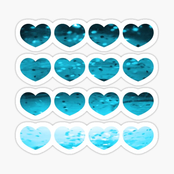 Holographic Heart Stickers – Easykart Labels