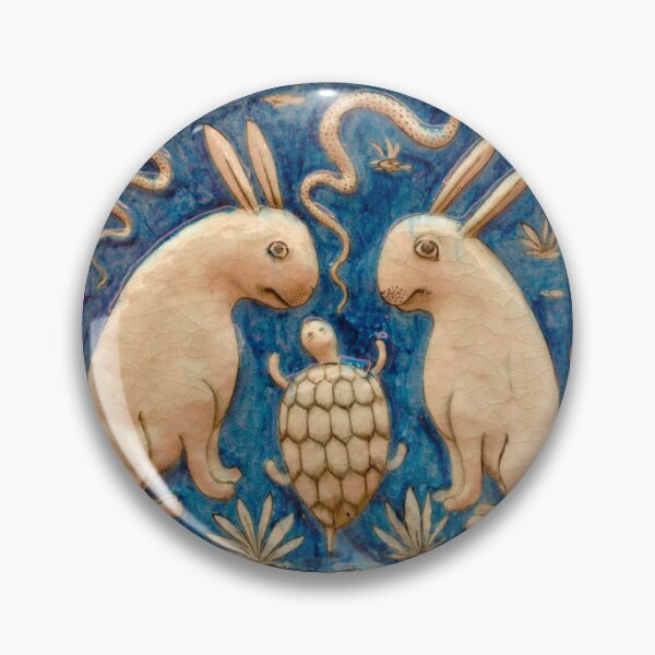 Item preview, Medieval white rabbits turtle snakes animal creature Playing Music - Middle Ages Art designed and sold by Qrhoo.