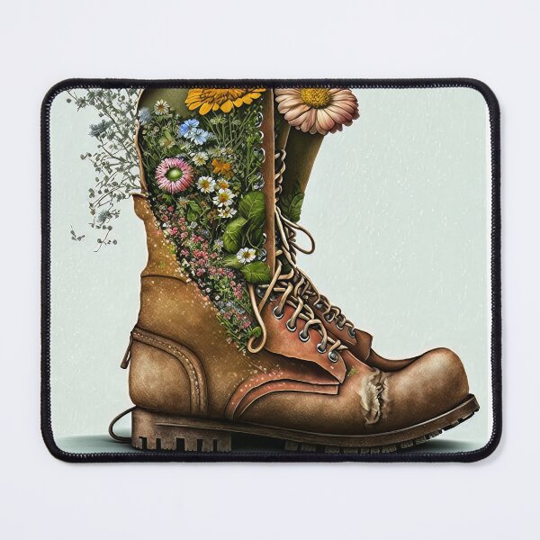 Item preview, Boots full of flowers designed and sold by MotivStyle.