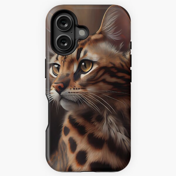 Artikel-Vorschau von Bengalkatze - Ölfarbe, designt und verkauft von ABArtByAlexST.