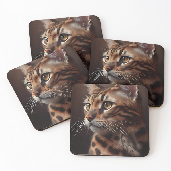 Artikelvorschau, Bengalkatze - Ölfarbe entworfen und verkauft von ABArtByAlexST.