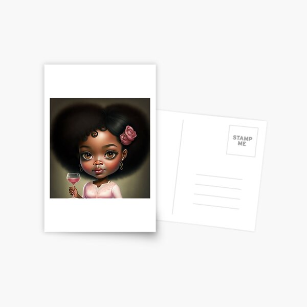 Cheers Cute Girl Postcard