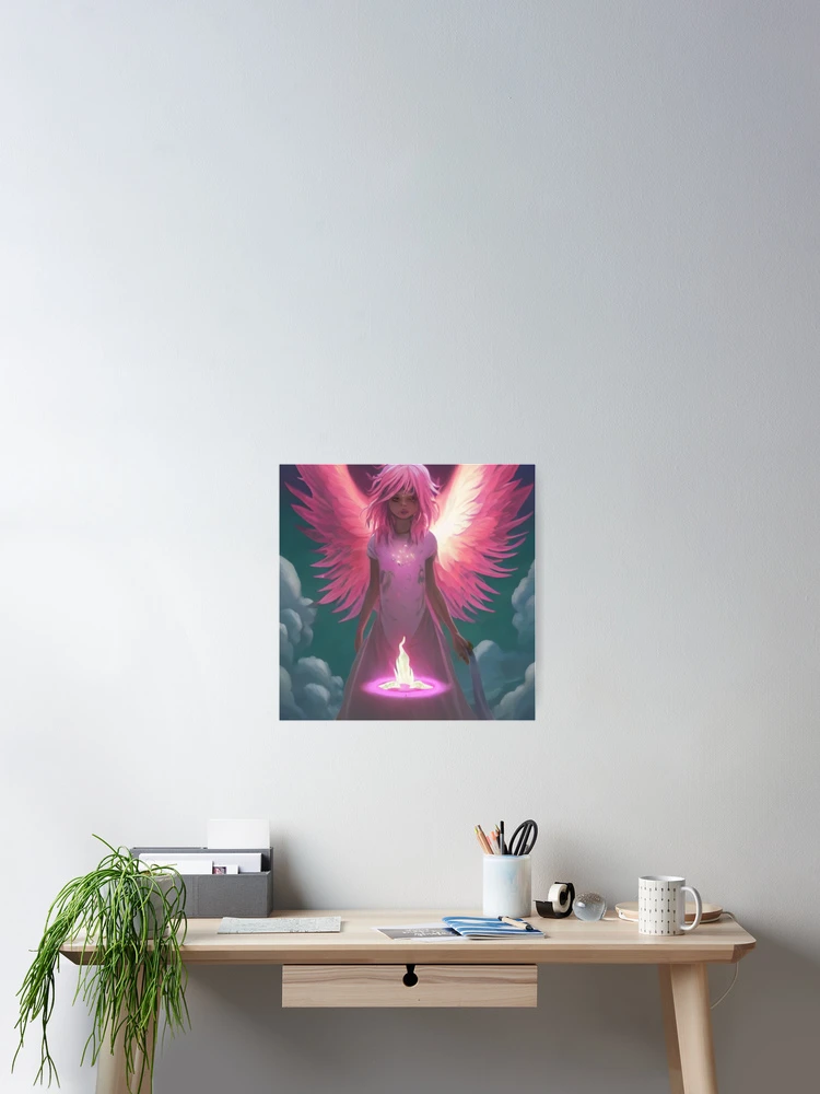 Imagen 2 de 3, Póster con la obra Pink Hexcraft, diseñada y vendida por Sub-Ruminations.