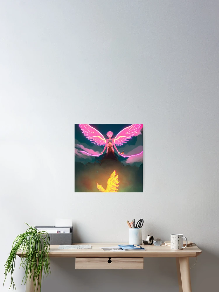 Aperçu 2 sur 3. Poster avec l'œuvre Proverbial Chicken Fight créée et vendue par Sub-Ruminations.