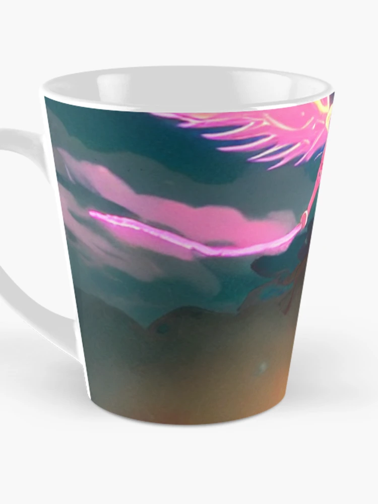 Aperçu 3 sur 4. Mug à café avec l'œuvre Proverbial Chicken Fight créée et vendue par Sub-Ruminations.