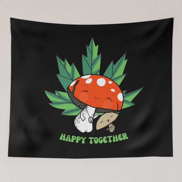 Item preview, Happy Together Peace Mushrooms designed and sold by GypsyGarou.