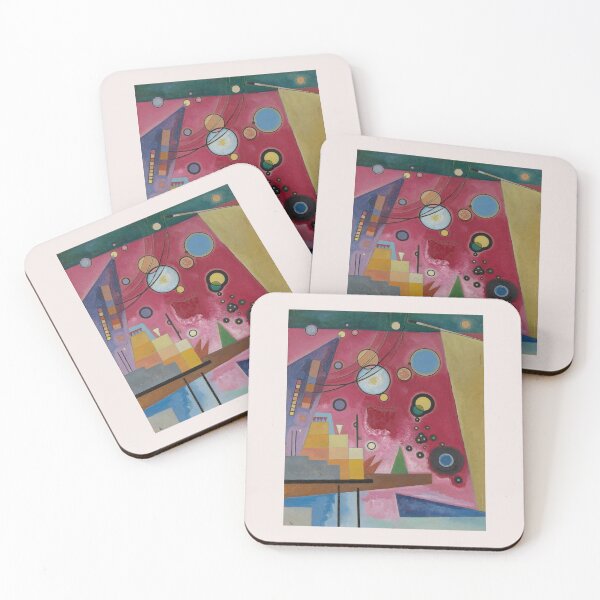 Item preview, Wassily Kandinsky Heavy red  | Wassily Kandinsky Paintings  | Wassily Kandinsky abstract art designed and sold by TeeARTHY.