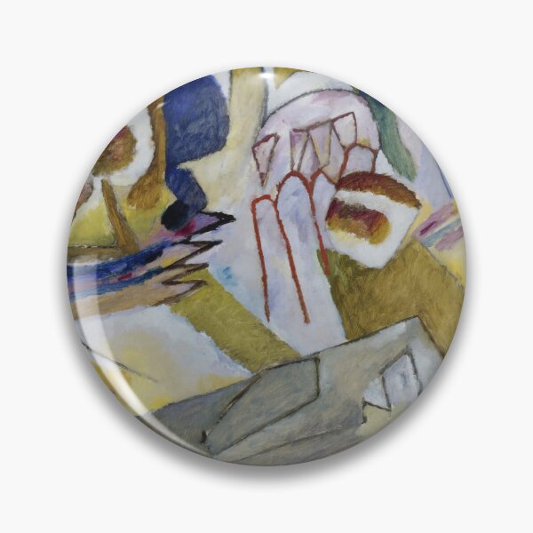Item preview, Wassily Kandinsky Improvisation 18 (with tombstone) (1911) | Wassily Kandinsky Paintings  | Wassily Kandinsky abstract art designed and sold by TeeARTHY.
