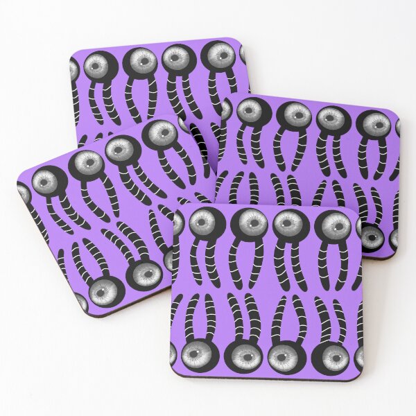 Item preview, Cellular membrane with eyes, purple background designed and sold by Osher-BioArt.