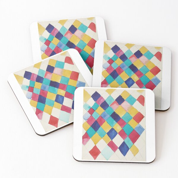 Item preview, Wassily Kandinsky Color Study with Diamonds| Wassily Kandinsky Paintings  | Wassily Kandinsky abstract art designed and sold by TeeARTHY.