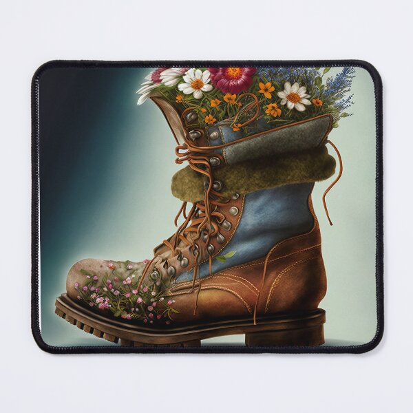 Item preview, Boots full of flowers designed and sold by MotivStyle.