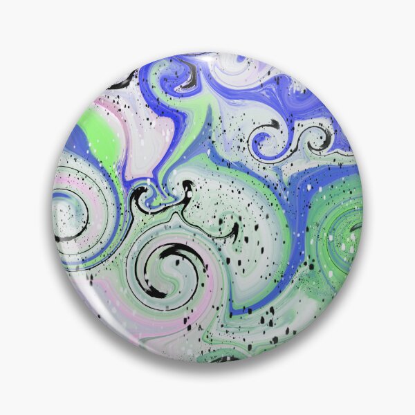 Item preview, Coral Swirl - Fluid Pour Painting designed and sold by Printpix.