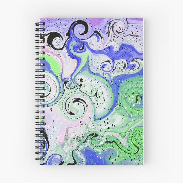 Item preview, Coral Swirl - Fluid Pour Painting designed and sold by Printpix.